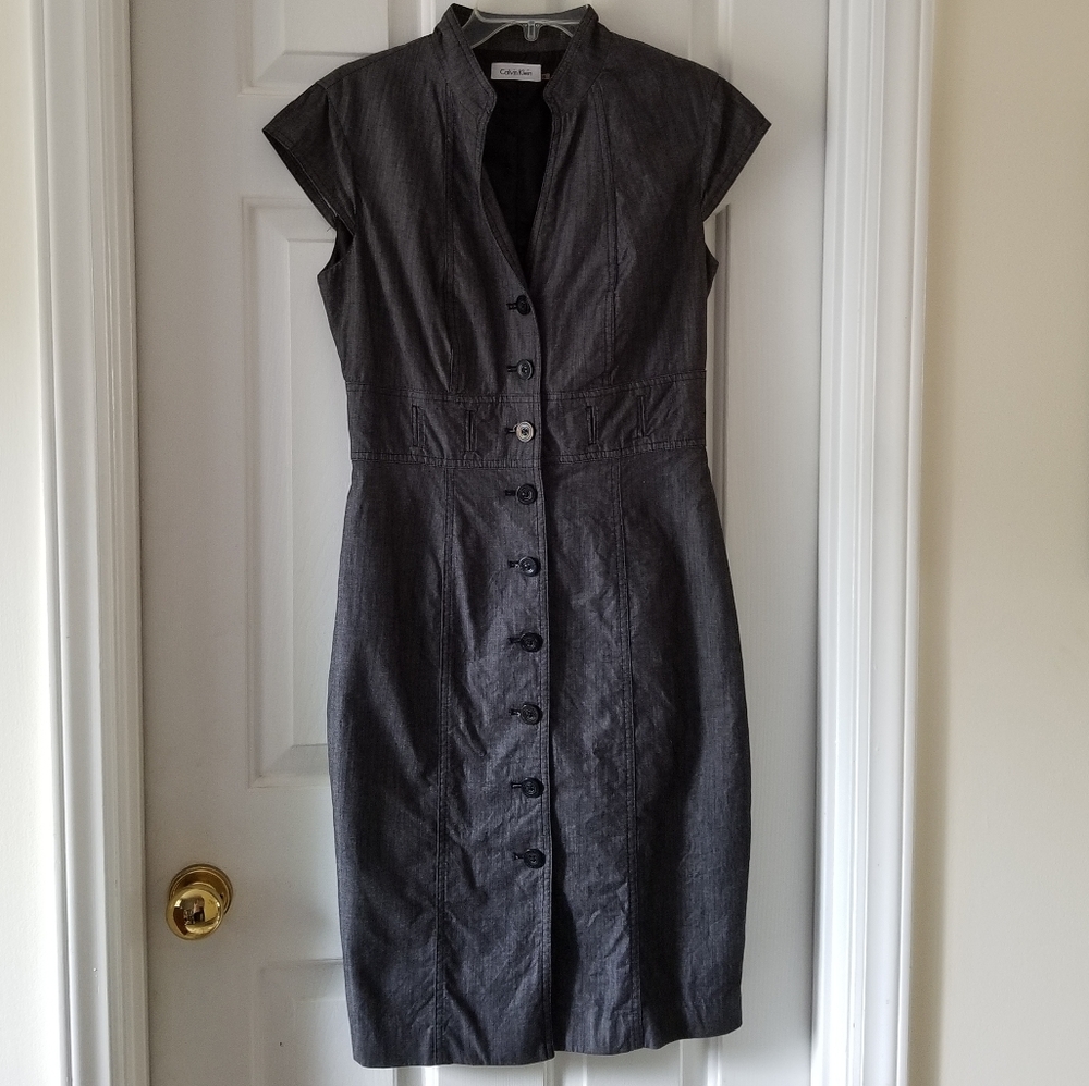 Gray Calvin Klein Dress